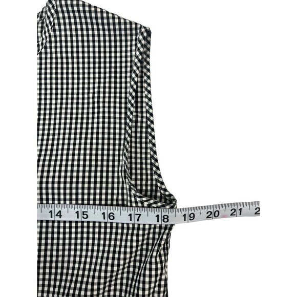 Madewell Women's Black & White Plaid Dress - Picture 5 of 6